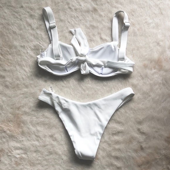 NWT White bikini set!! Never worn - Picture 4 of 4